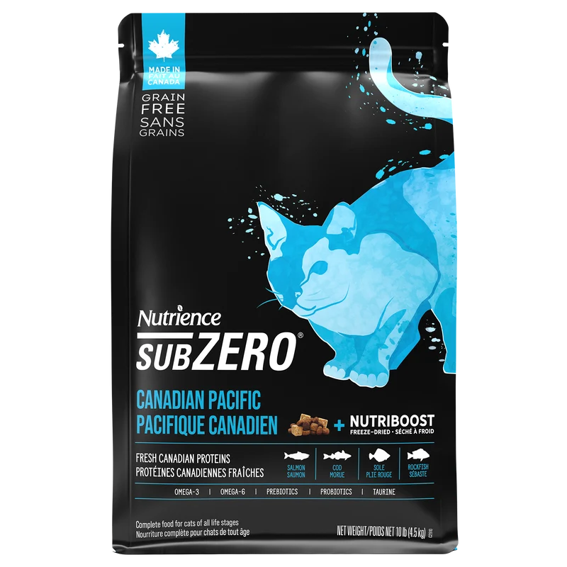 Nutrience SubZero Sans grains pour chats, Pacifique canadien