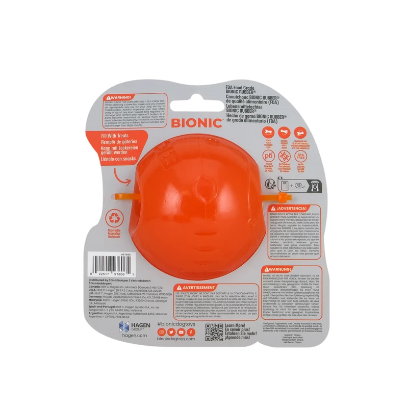 Jouet BIONIC, balle, grand, 8,2 cm (3,25 po)