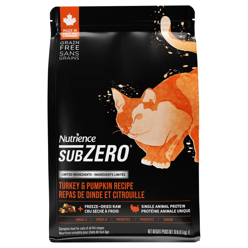 Nutrience SubZero à ingrédients limités, Repas de dinde et citrouille