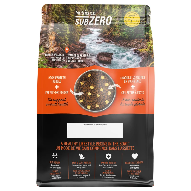 Nutrience SubZero à ingrédients limités, Repas de dinde et citrouille