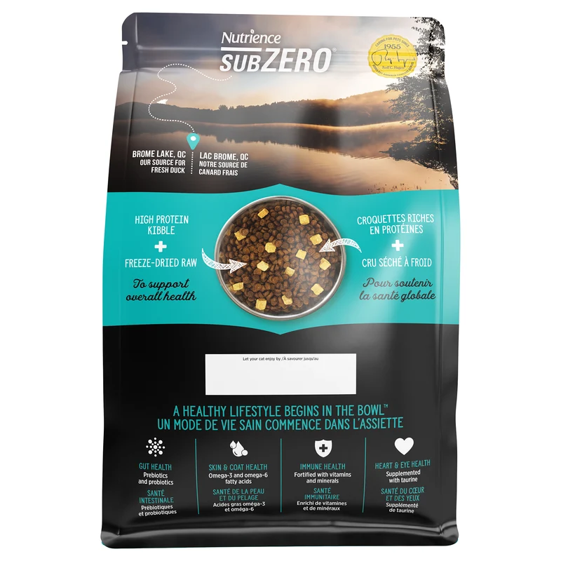 Nutrience SubZero à ingrédients limités, Repas de canard et poire