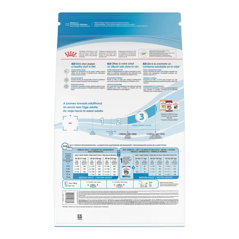 Royal Canin Chiot Moyenne Race 4lb