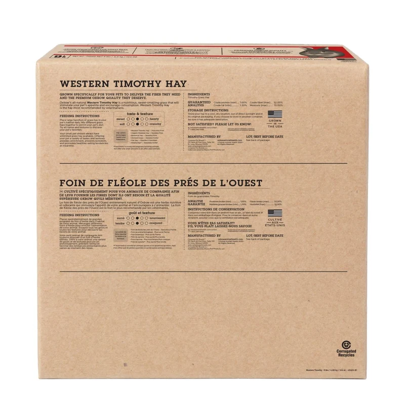 Oxbow Foin Timothy Occidental 9 Lb