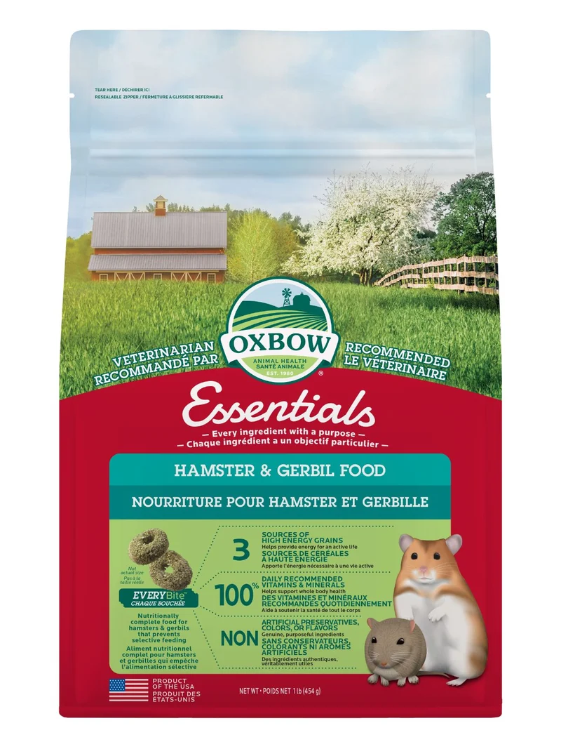 Oxbow Essentials - Nourriture Pour Hamster & Gerbille 1 Lb