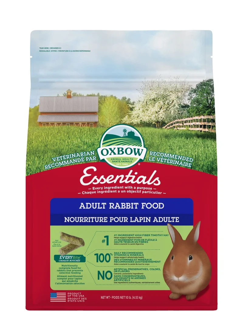 Oxbow Essentials - Nourriture Pour Lapin Adulte 10 Lb
