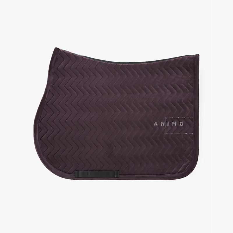 TAPIS VELOURS ET STRASS PRUNE | ANIMO