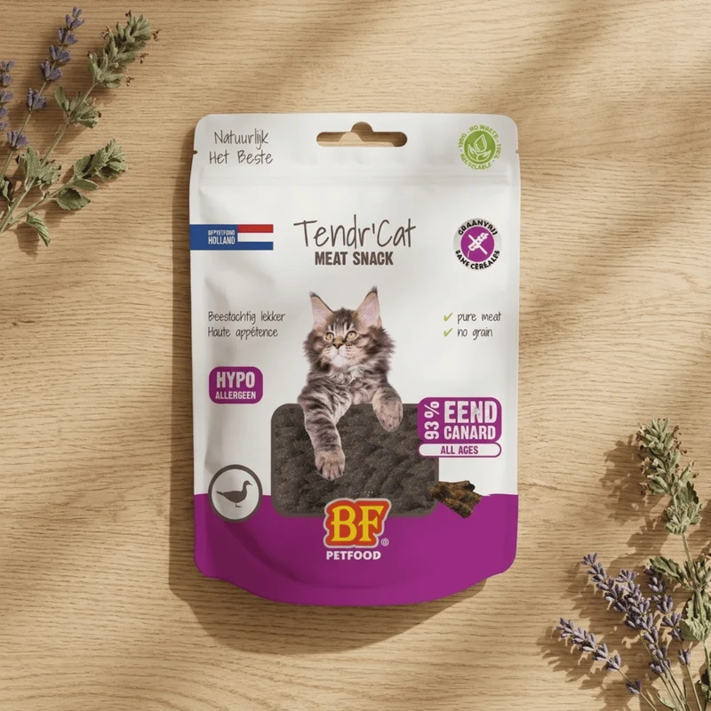 Friandises Tendr'Cat au canard pour chat BF Petfood