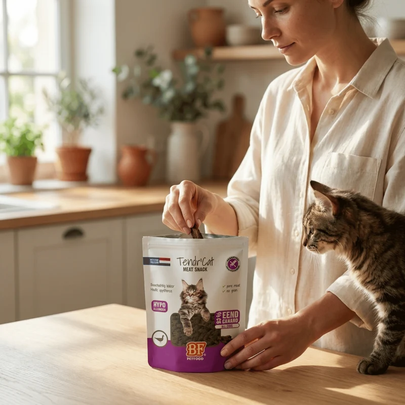 Friandises Tendr'Cat au canard pour chat BF Petfood