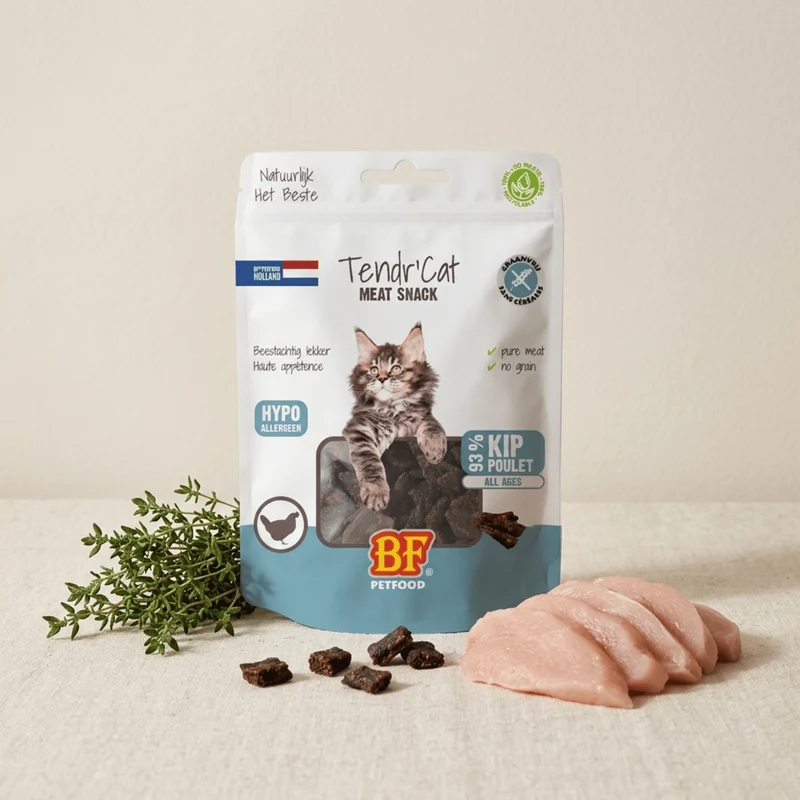 Friandises Tendr'Cat au poulet pour chat BF Petfood