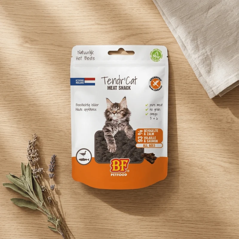 Friandises Tendr'Cat saumon et volaille pour chat BF Petfood