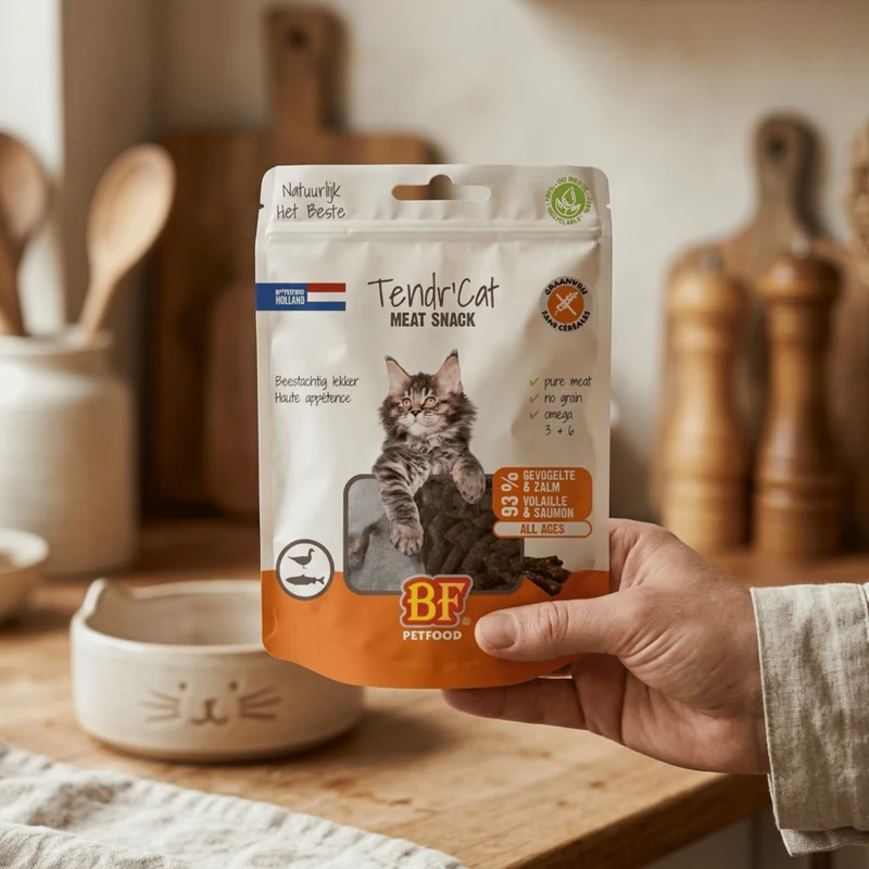 Friandises Tendr'Cat saumon et volaille pour chat BF Petfood