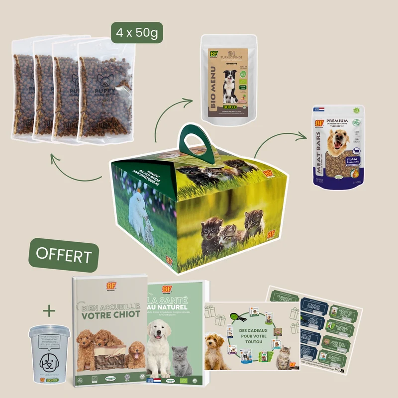 Box pour chiot de petite race (-10kg)