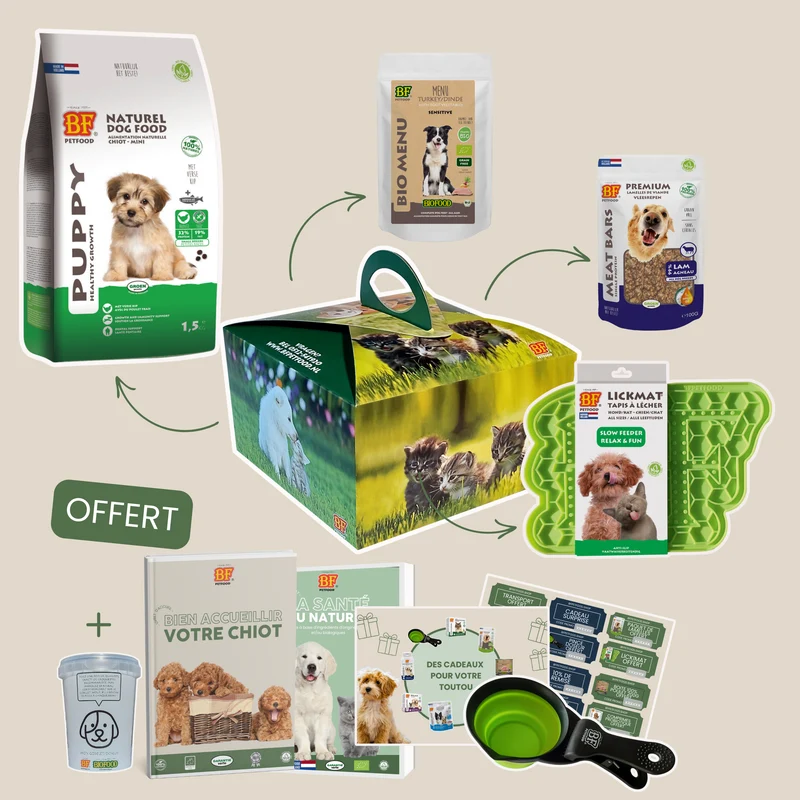 Box pour chiot de petite race (-10kg)