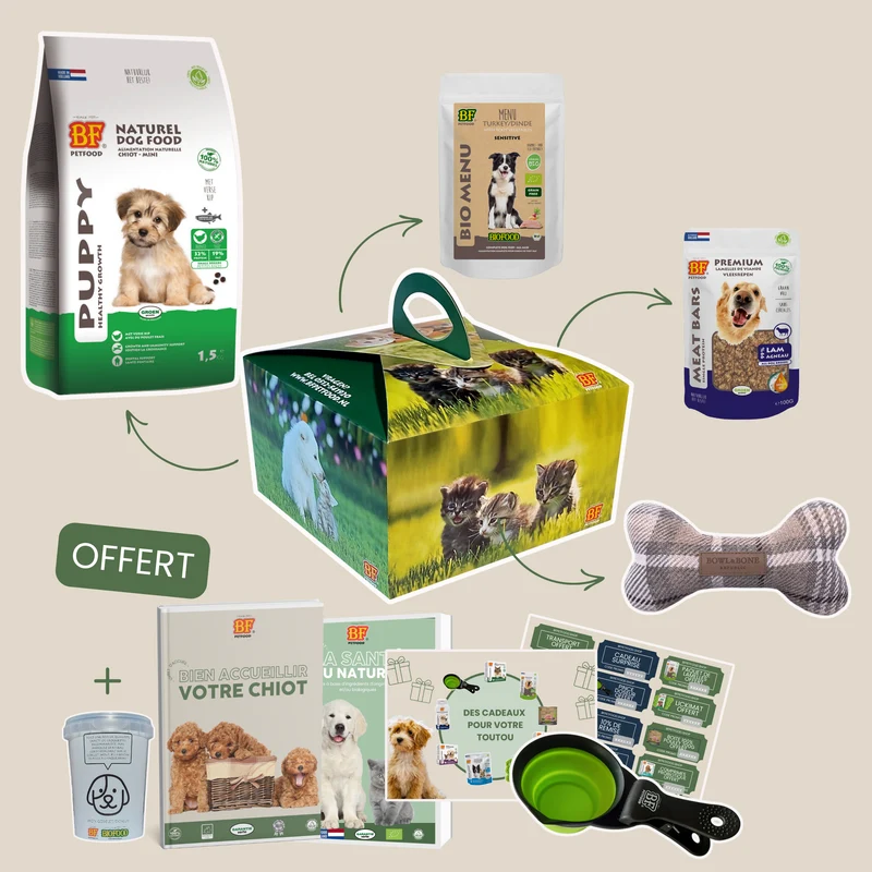 Box pour chiot de petite race (-10kg)