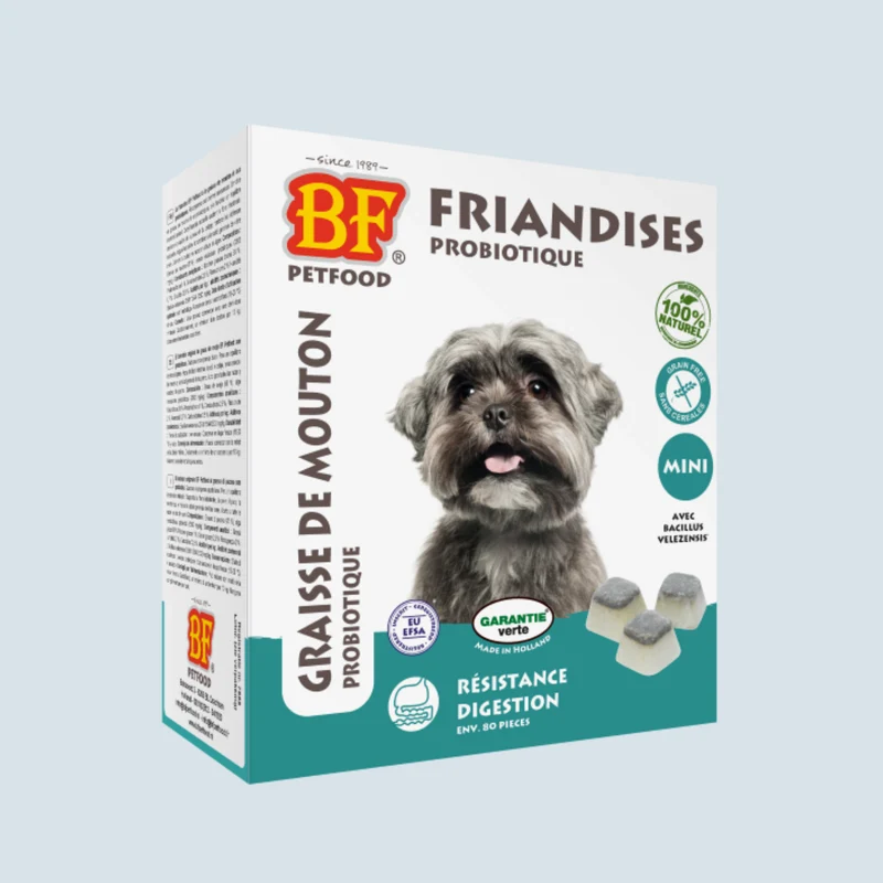 Probiotique digestion bonbons pour chien