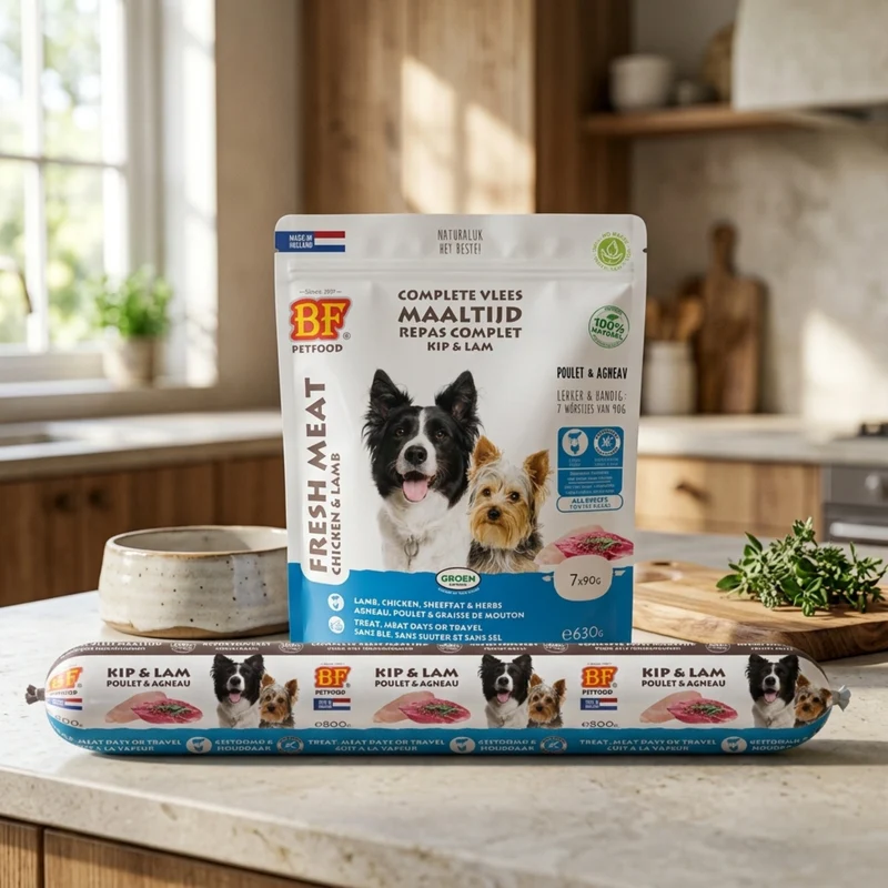 Saucisses au poulet et agneau pour chien