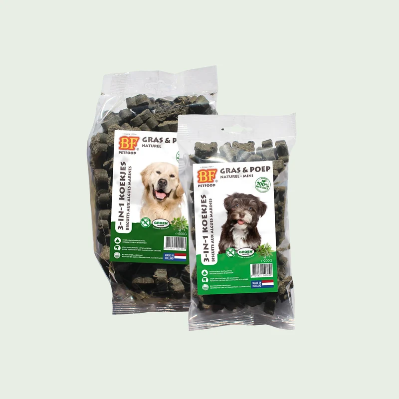 Biscuits aux algues digestion pour chien
