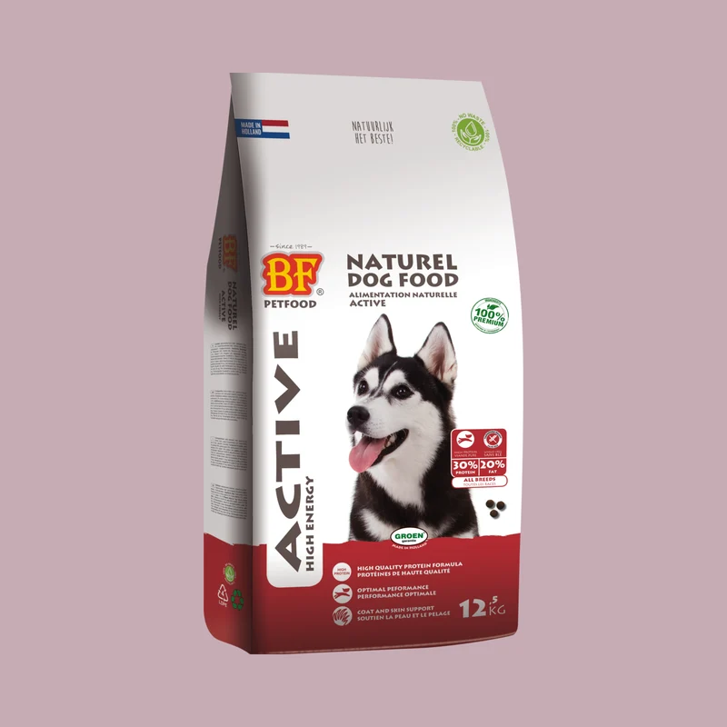 Croquettes pour chien sportif ou actif
