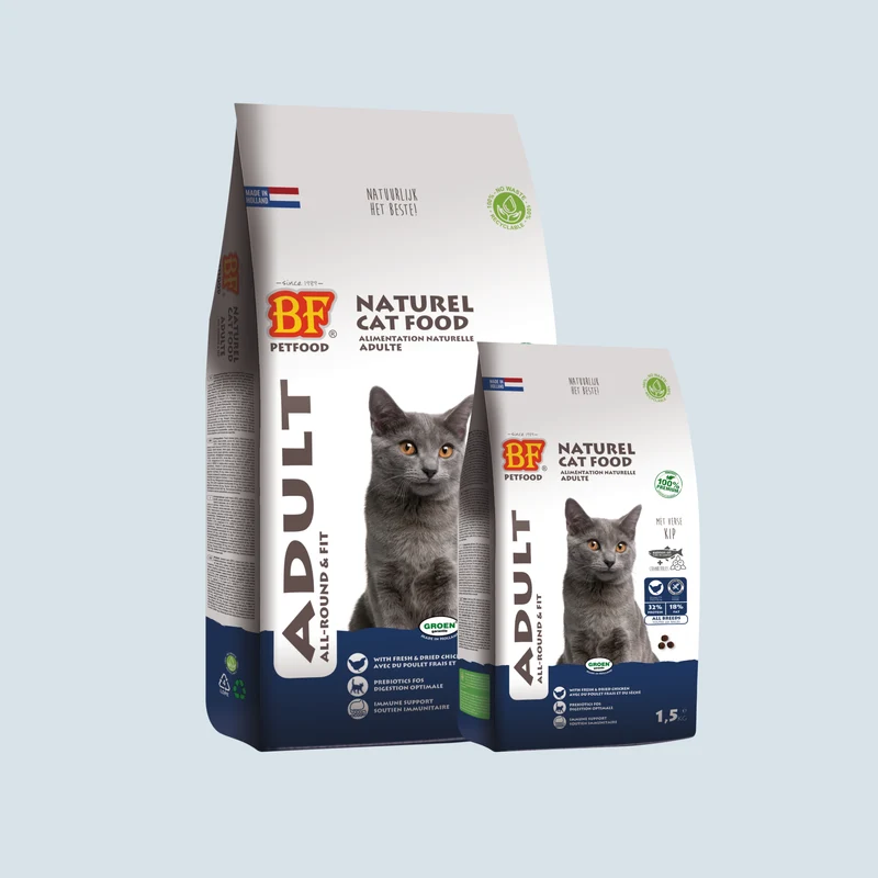 Croquettes au poulet et sans céréales pour chat