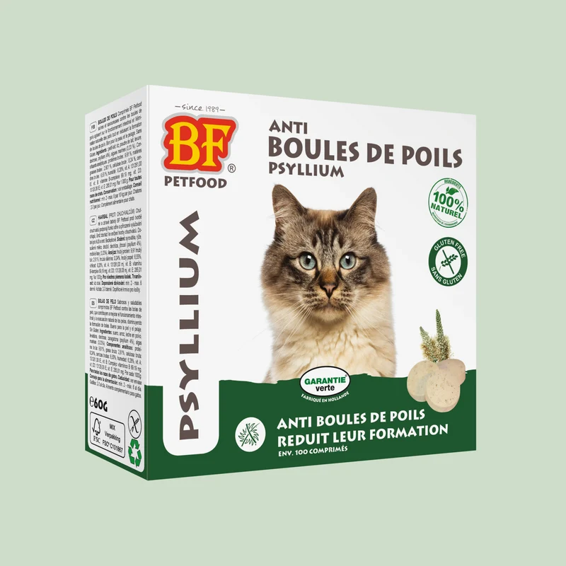 Comprimés anti boules de poils pour chat