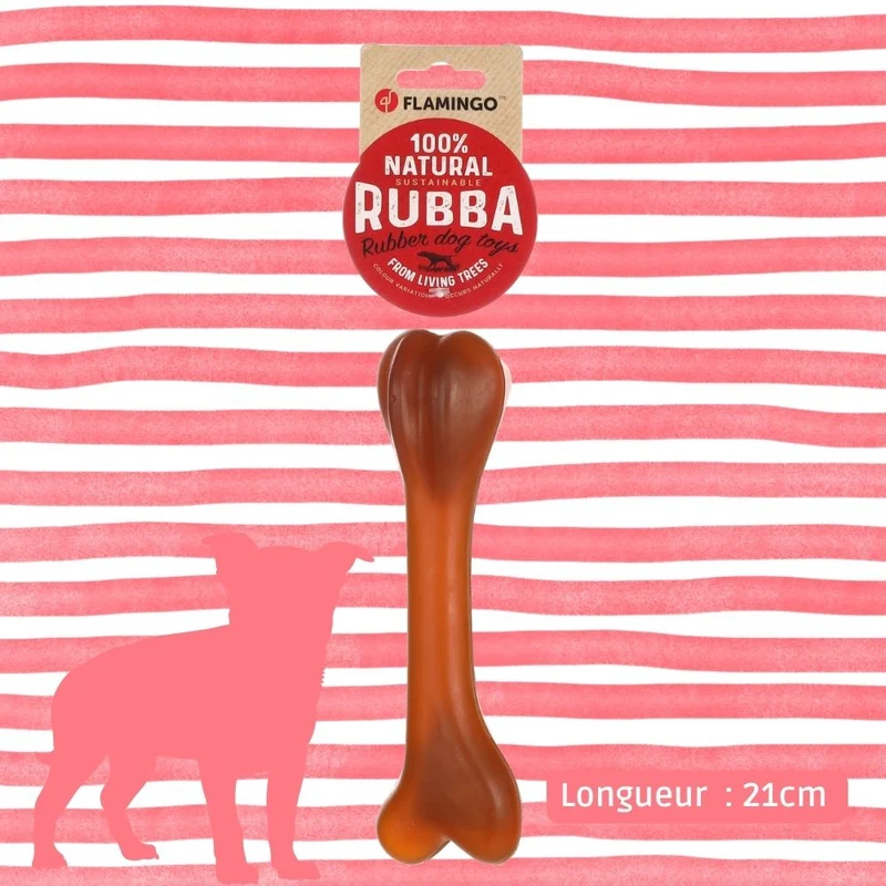Os à mâcher caoutchouc naturel