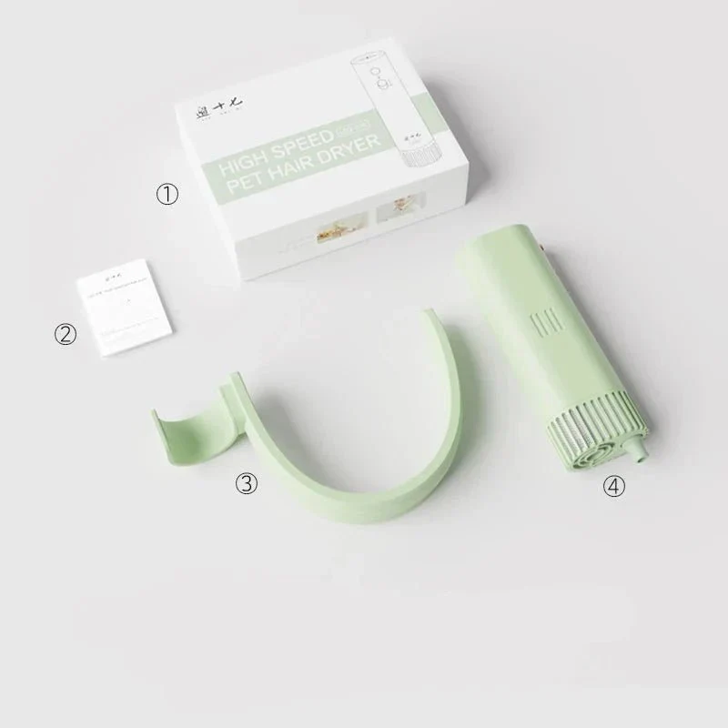 Pulseur Séchage Silencieux Mains Libres Toiletteur