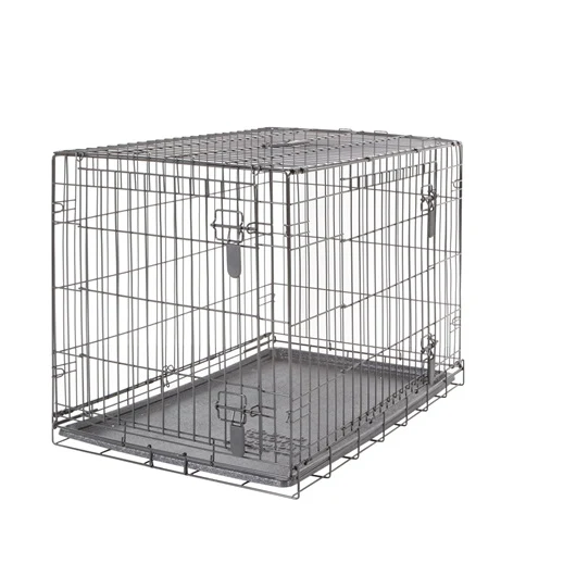 Cage grillagée Dogit à 2 portes avec grille de séparation *Grandeur Variée*