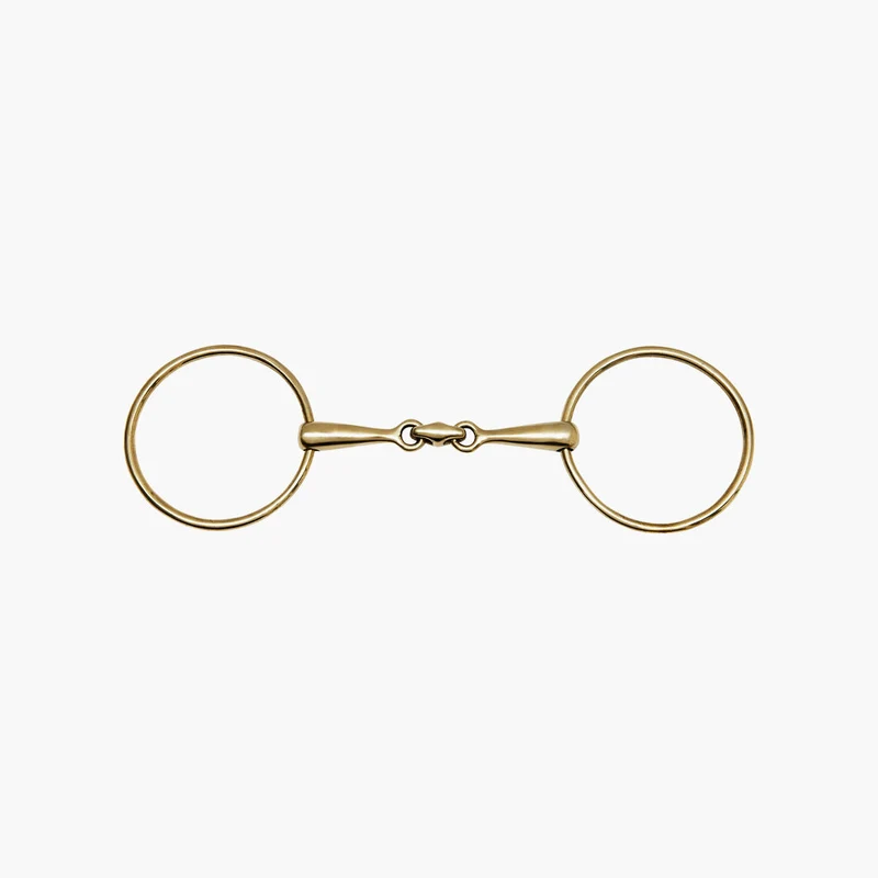 MORS 2 GRANDS ANNEAUX FINS MAILLECHORT | FEELING