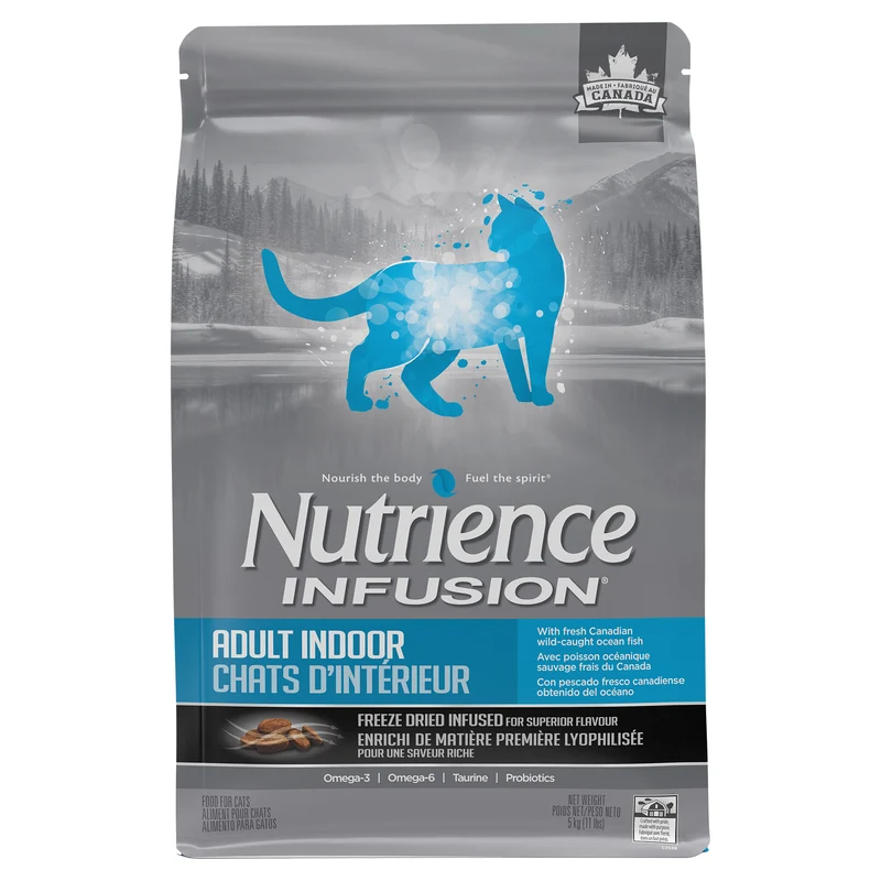 Nourriture Nutrience Infusion, Chats d’intérieur adultes, Poisson océanique
