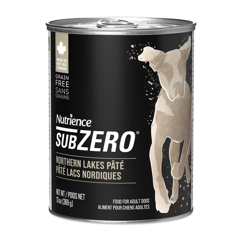 Pâté Nutrience SubZero Sans grains Lacs nordiques pour chiens, 369 g (13 oz)