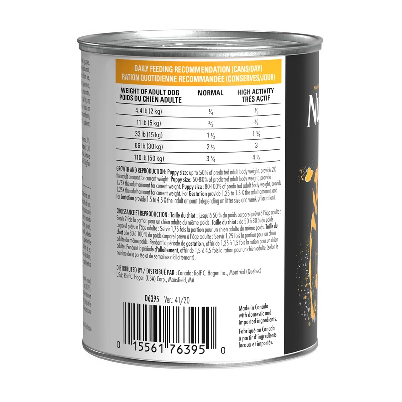 Aliment Subzero Nutrience Sans grains Pâté pour chiens adultes, formulation Vallée du Fraser, 369 g (13 oz)