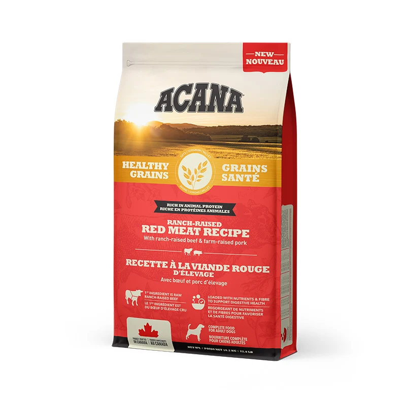 Acana Recette Grains santé à la viande rouge d’élevage