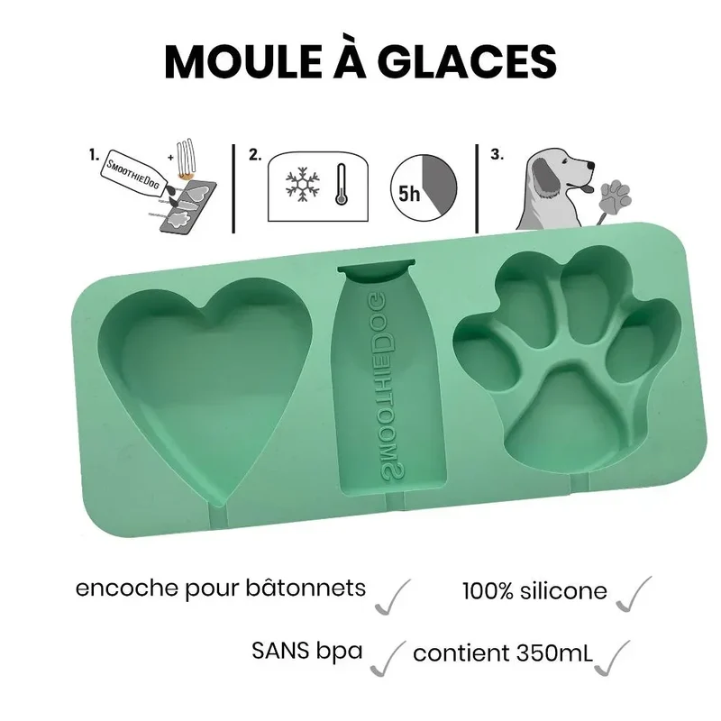 Moule à glace Smoothie Dog