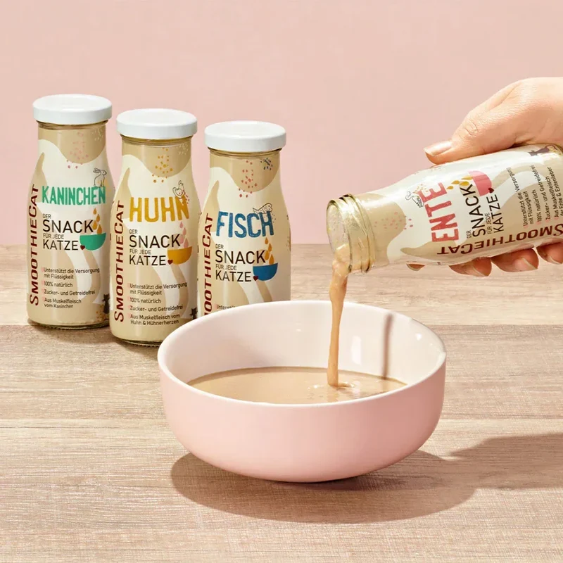 Smoothie pour chat – Plusieurs saveurs disponibles – 150mL