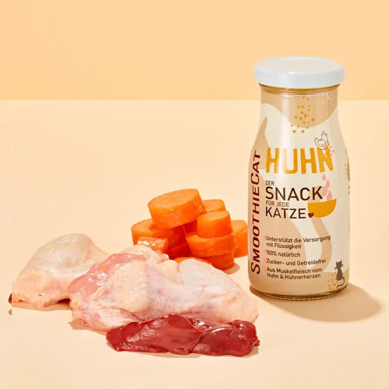 Smoothie pour chat – Plusieurs saveurs disponibles – 150mL