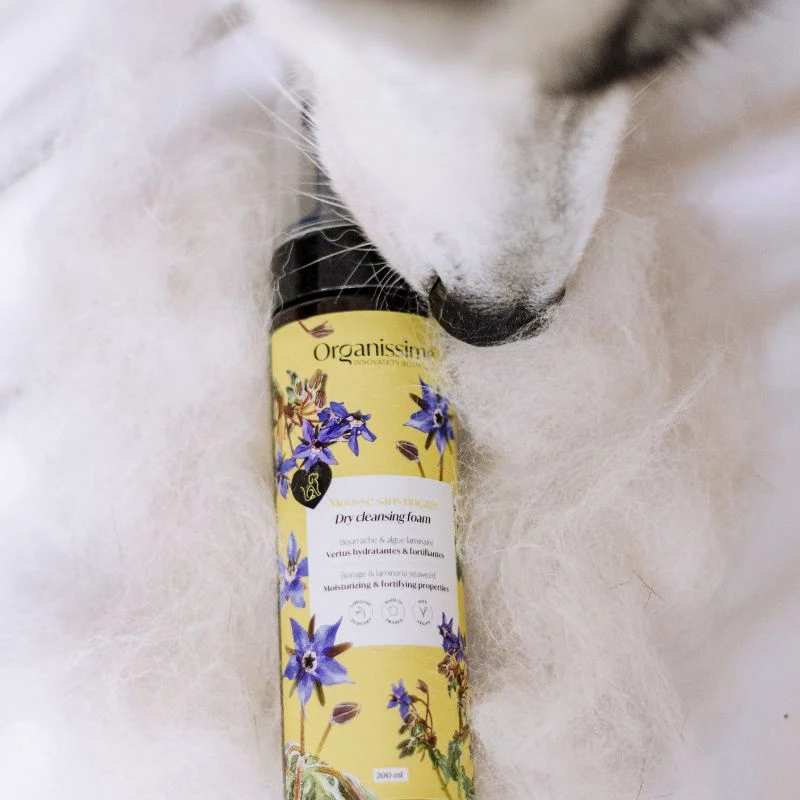 MOUSSE SANS RINÇAGE POUR CHIEN ORGANISSIME
