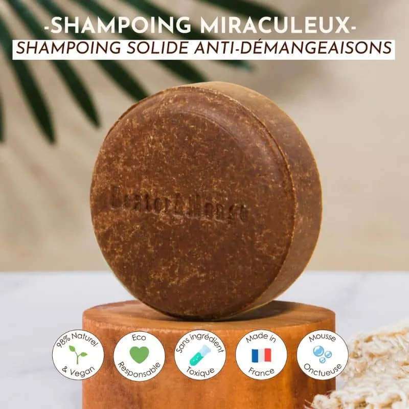 Shampoing solide pour chien Le Miraculeux - anti-démangeaisons