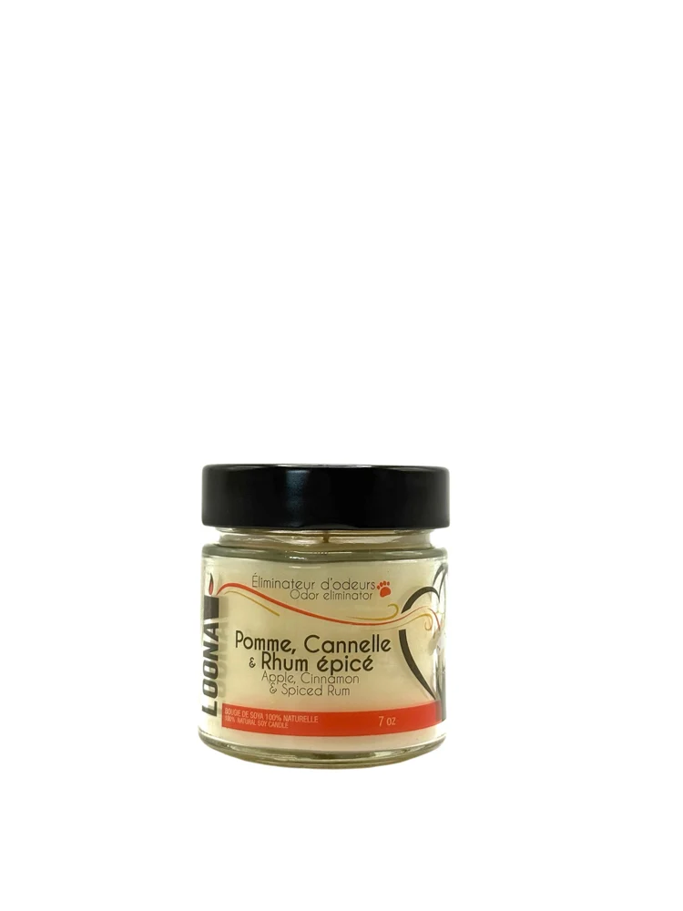 Lonna - Bougie Pomme, Cannelle et Rhum Épicé