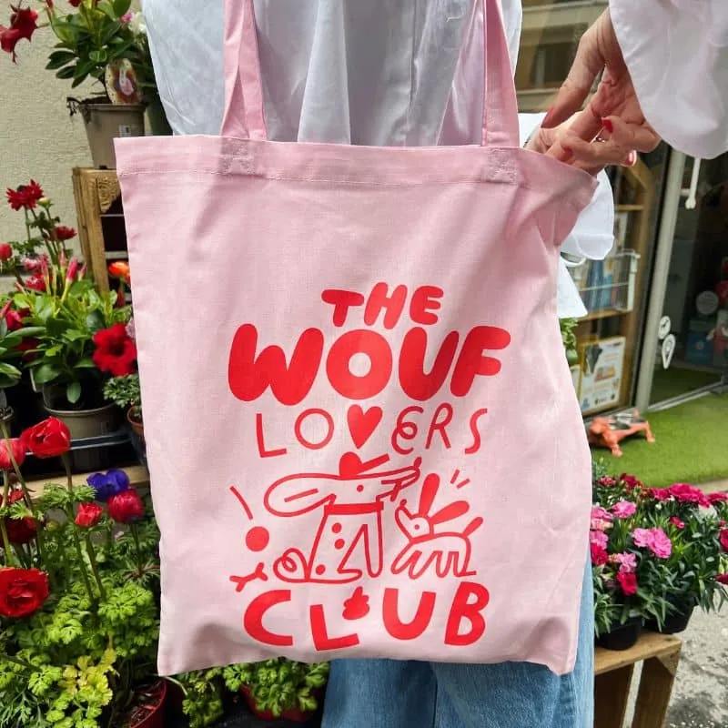 TOTE BAG THE WOUF ÉDITION LIMITÉE - THE WOUF LOVERS CLUB 💖