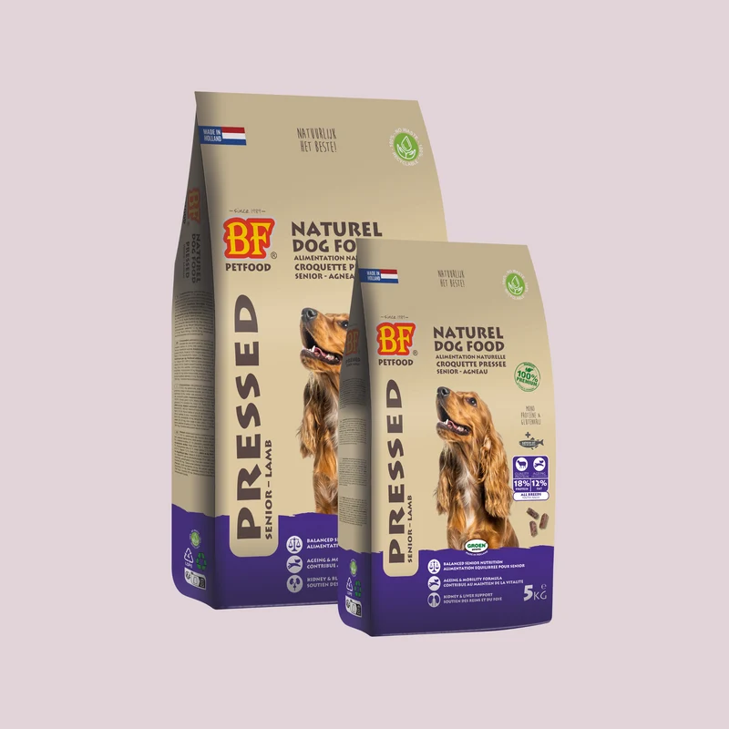 Croquettes pressées pour chien senior