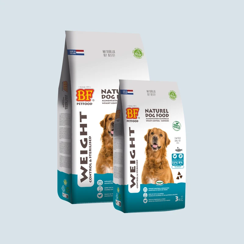 Croquettes light pour chien surpoids et stérilisé au poulet