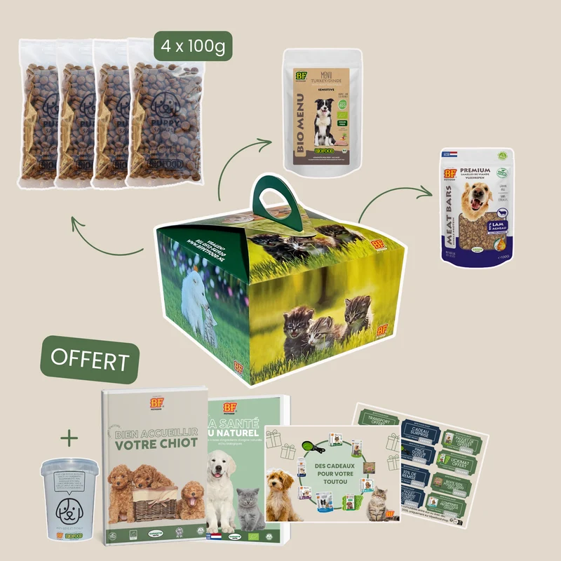 Box pour chiot de moyenne et grande taille
