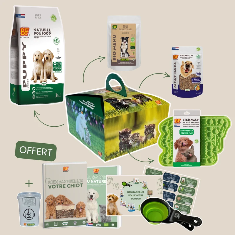 Box pour chiot de moyenne et grande taille