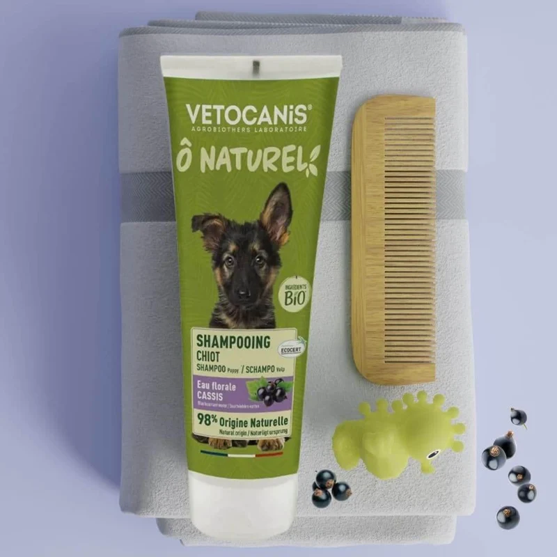 Shampoing pour Chiot - Cassis bio