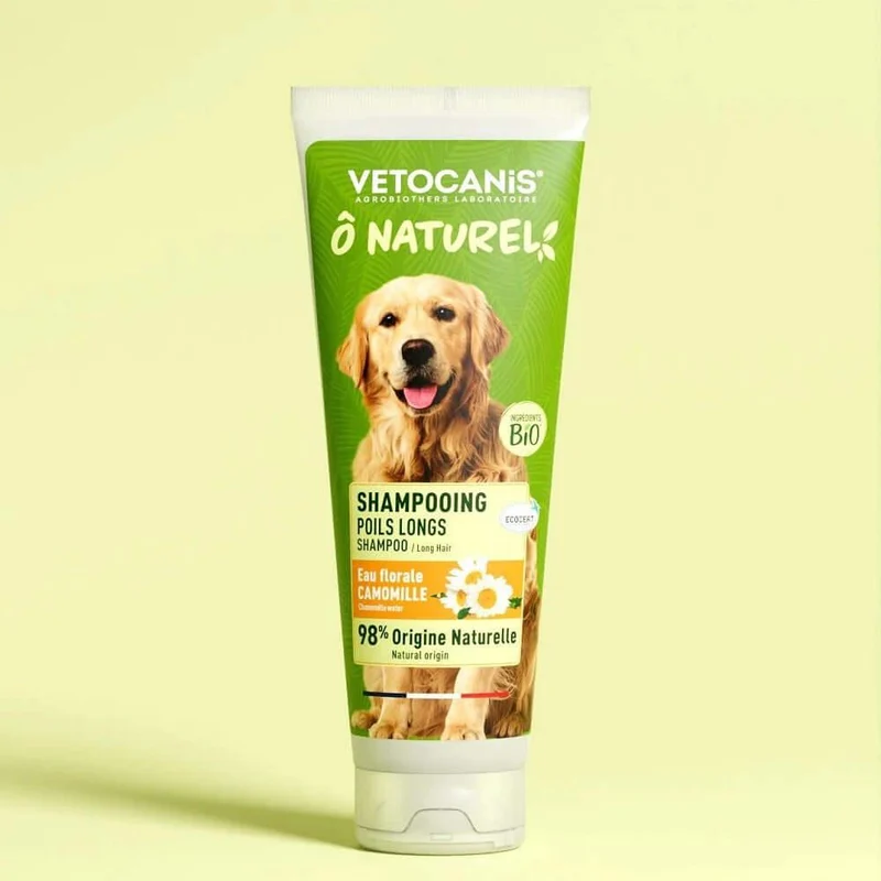 Shampoing Poils Longs pour Chien - Camomille Bio