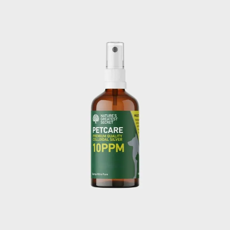 ARGENT COLLOÏDAL ANTISEPTIQUE NATUREL POUR CHIEN ET CHAT - SPRAY 10PPM