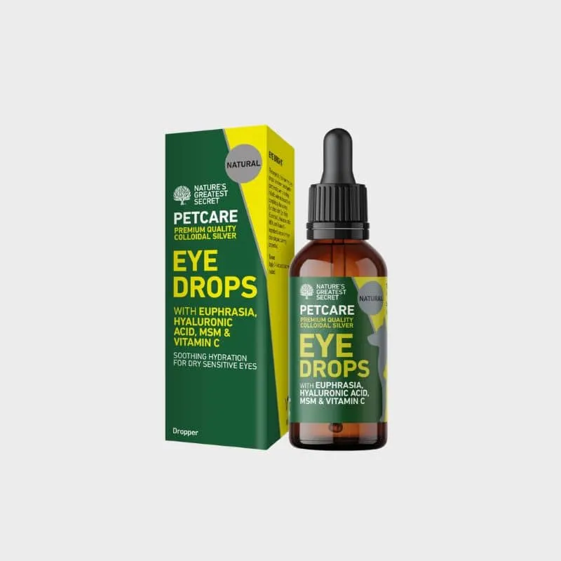 NETTOYANT POUR LES YEUX À L'ARGENT COLLOÏDAL - POUR CHIEN ET CHAT
