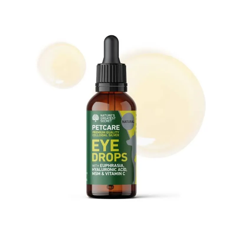 NETTOYANT POUR LES YEUX À L'ARGENT COLLOÏDAL - POUR CHIEN ET CHAT