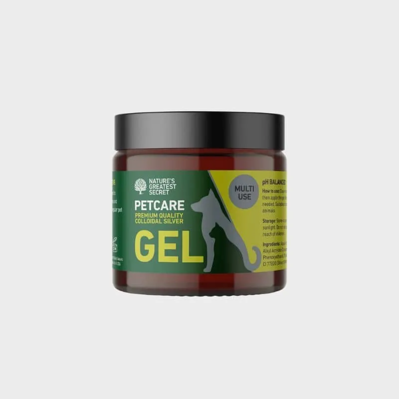 GEL D'ARGENT COLLOÏDAL ANTISEPTIQUE NATUREL POUR CHIEN ET CHAT