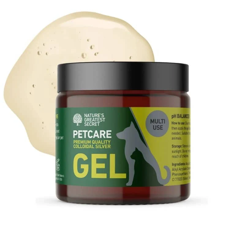 GEL D'ARGENT COLLOÏDAL ANTISEPTIQUE NATUREL POUR CHIEN ET CHAT